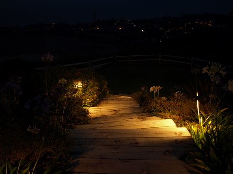 Newbury Park Landscape Lighting Steps